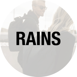 Button featuring the Rains logo